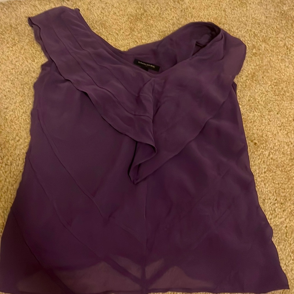 Banana Republic purple dress shirt